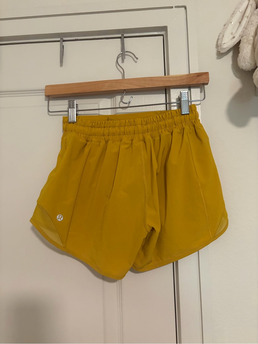 lululemon athletica Mustard Yellow Athletic Shorts